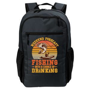 Weekend Forcast Fishing With A Chance Of Drinking Daily Commute Backpack