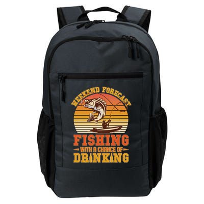 Weekend Forcast Fishing With A Chance Of Drinking Backpack