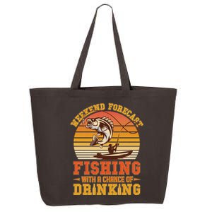 Weekend Forcast Fishing With A Chance Of Drinking 25L Jumbo Tote