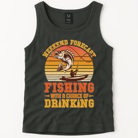 Weekend Forcast Fishing With A Chance Of Drinking Tank Top