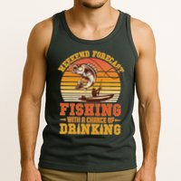 Weekend Forcast Fishing With A Chance Of Drinking Tank Top