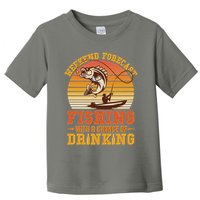 Weekend Forcast Fishing With A Chance Of Drinking Toddler T-Shirt