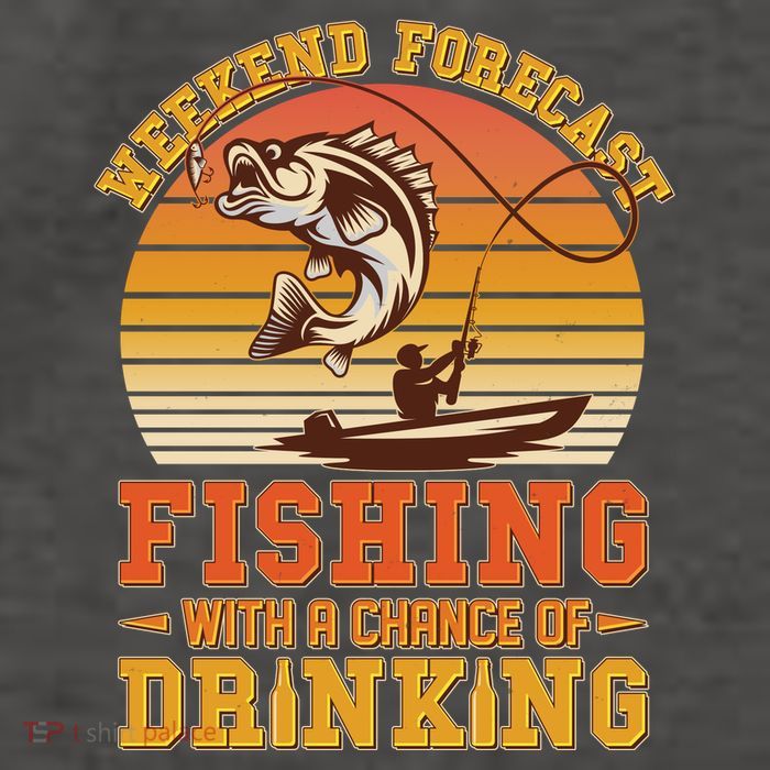 Weekend Forcast Fishing With A Chance Of Drinking Vector Backpack
