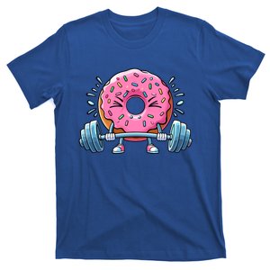 Weightlifing Funny Fitness Workout Gym Donut Lover Doughnut Gift T-Shirt