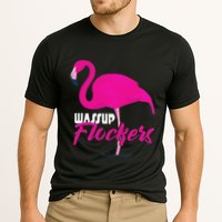 Wassup Flockers Funny Flamingo Performance Shirt