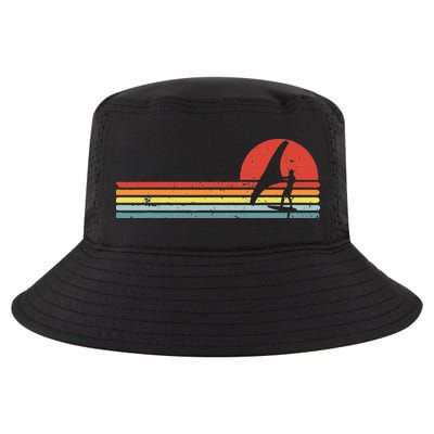 Wing Foiling Foil Surf Surfing Foiler Retro Vintage Surfer  Cool Comfort Performance Bucket Hat