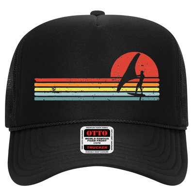 Wing Foiling Foil Surf Surfing Foiler Retro Vintage Surfer  Trucker Hat