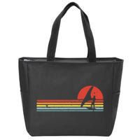 Wing Foiling Foil Surf Surfing Foiler Retro Vintage Surfer  Zip Tote Bag