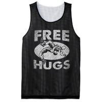 Wrestling Funny Free Hugs Wrestling Mesh Reversible Basketball Jersey Tank