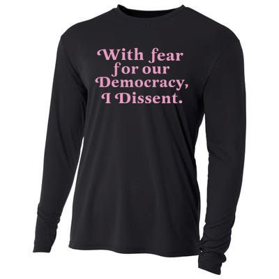 With Fear For Our Democracy Cooling Performance Long Sleeve Crew