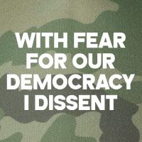 With Fear For Our Democracy I Dissent Legacy Tie Dye Trucker Hat