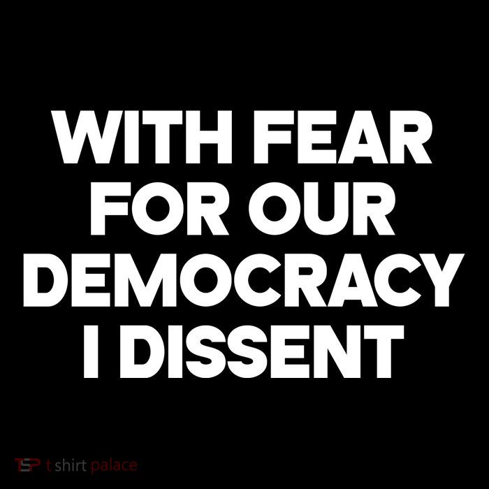 With Fear For Our Democracy I Dissent City Backpack