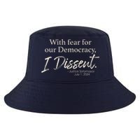 With Fear For Our Democracy I Dissent Justice Sotomayor Cool Comfort Performance Bucket Hat