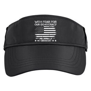 With Fear For Our Democracy I Dissent Presidential Immunity Adult Drive Performance Visor