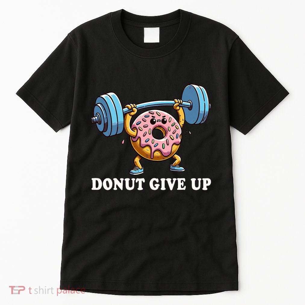 Weightlifting Funny Fitness Workout Gym Donut Lover Tall T-Shirt