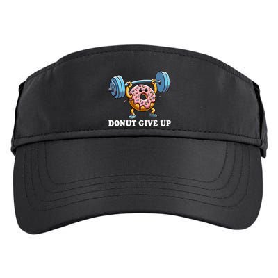 Weightlifting Funny Fitness Workout Gym Donut Lover Adult Drive Performance Visor