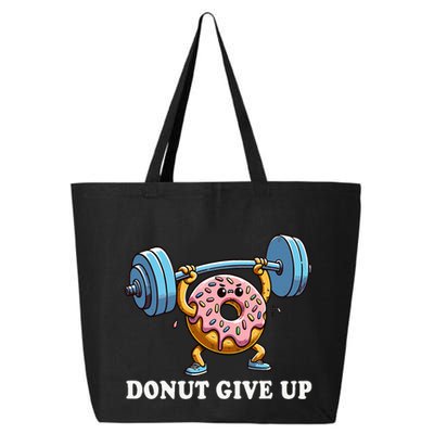 Weightlifting Funny Fitness Workout Gym Donut Lover 25L Jumbo Tote