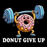 Weightlifting Funny Fitness Workout Gym Donut Lover Toddler Hoodie