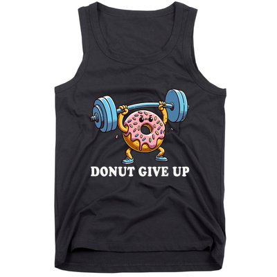 Weightlifting Funny Fitness Workout Gym Donut Lover Tank Top