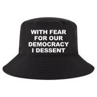 With Fear For Our Democracy I Dessent Cool Comfort Performance Bucket Hat