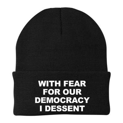 With Fear For Our Democracy I Dessent Beanie