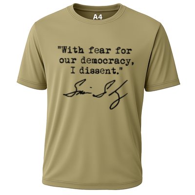 With Fear For Our Democracy I Dissent. Justice Sotomayor Premium Performance Shirt