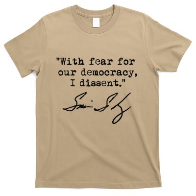 With Fear For Our Democracy I Dissent. Justice Sotomayor Premium T-Shirt