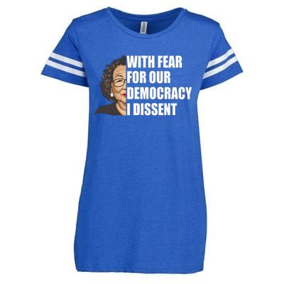 With Fear For Our Democracy I Dissent Justice Sotomayor Enza Ladies Jersey Football T-Shirt