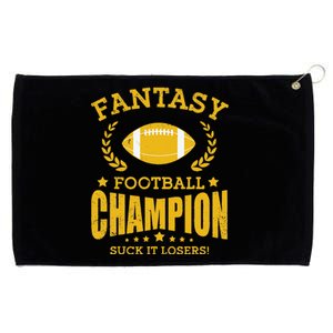 Winner Fantasy Football Champ Champion Draft Football Legend Grommeted Golf Towel