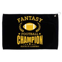 Winner Fantasy Football Champ Champion Draft Football Legend Grommeted Golf Towel