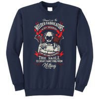 WELDER FABRICATORS Funny Welders Welding Backside Sweatshirt