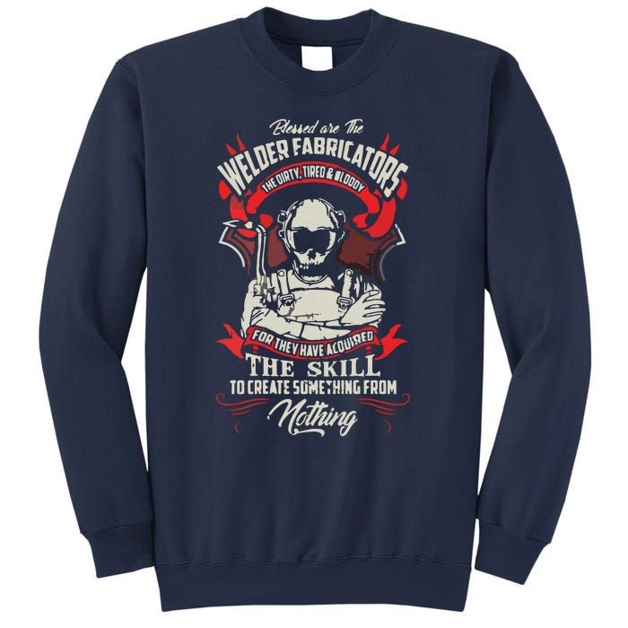 WELDER FABRICATORS Funny Welders Welding Backside Sweatshirt