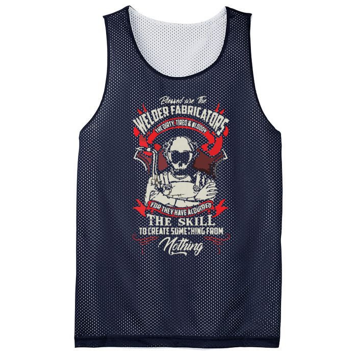 WELDER FABRICATORS Funny Welders Welding Backside Mesh Reversible Basketball Jersey Tank