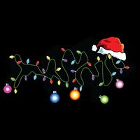 Walleye Fishing Funny Christmas Lights Fish Santa Hat Gift Impact Tech Backpack
