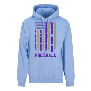 Washington Football Fan American Flag Unisex Surf Hoodie