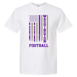 Washington Football Fan American Flag Garment-Dyed Heavyweight T-Shirt