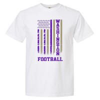 Washington Football Fan American Flag Garment-Dyed Heavyweight T-Shirt