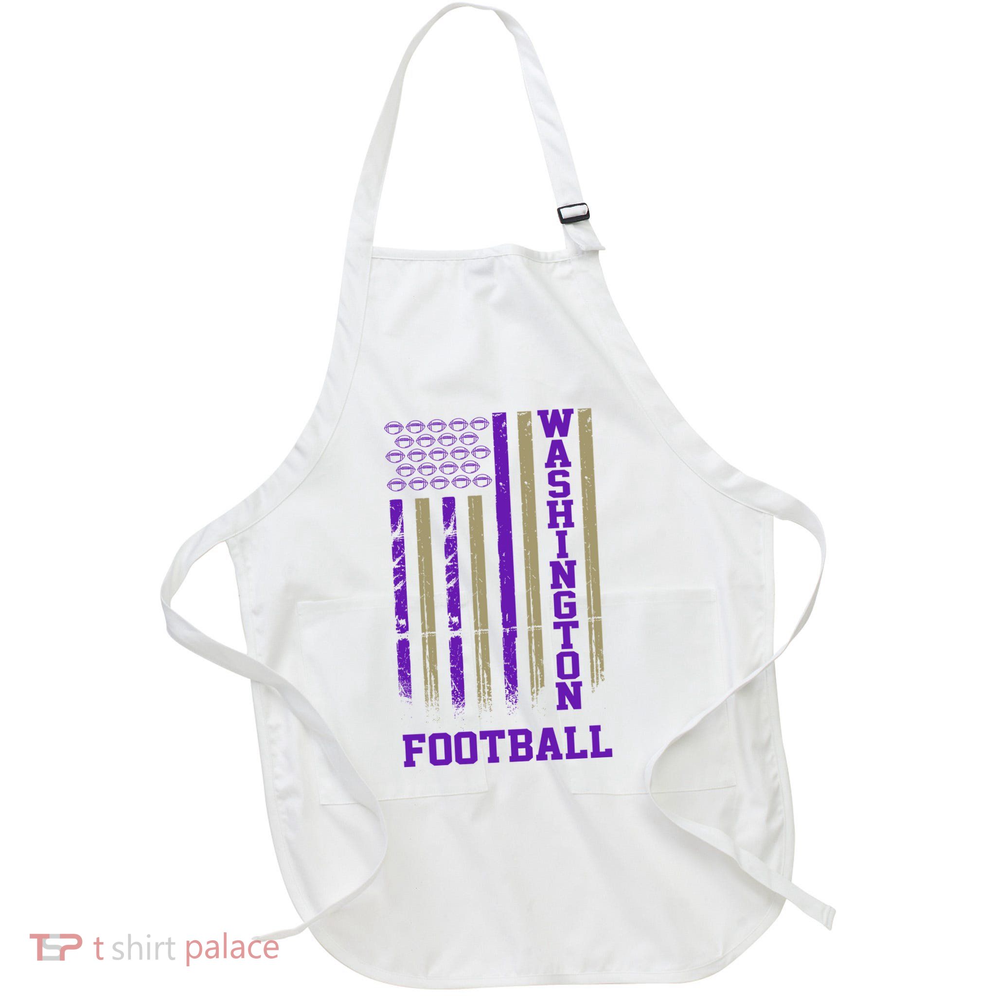 Washington Football Fan American Flag Apron