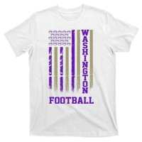 Washington Football Fan American Flag T-Shirt