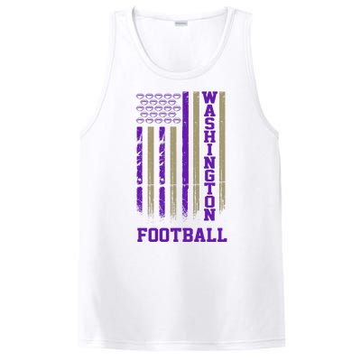 Washington Football Fan American Flag PosiCharge Competitor Tank