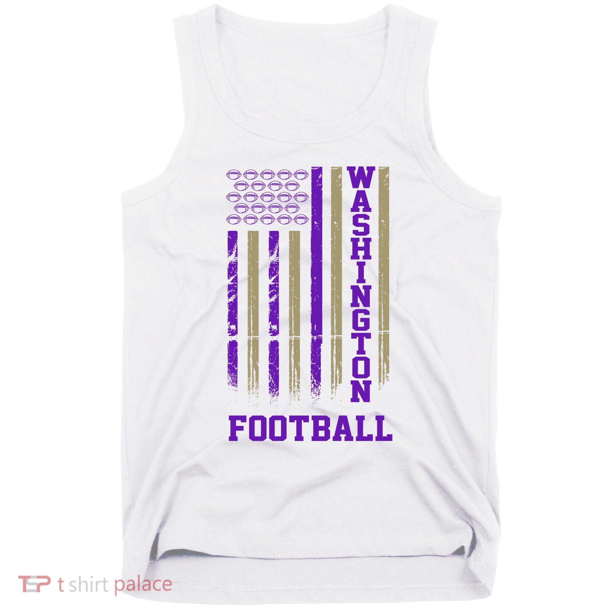 Washington Football Fan American Flag Tank Top