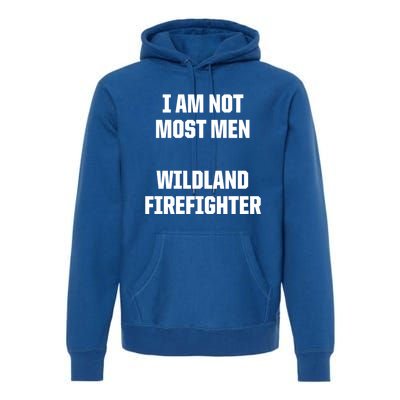 Wildland Firefighter Firefighting Fire Funny Gift Premium Hoodie