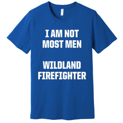 Wildland Firefighter Firefighting Fire Funny Gift Premium T-Shirt