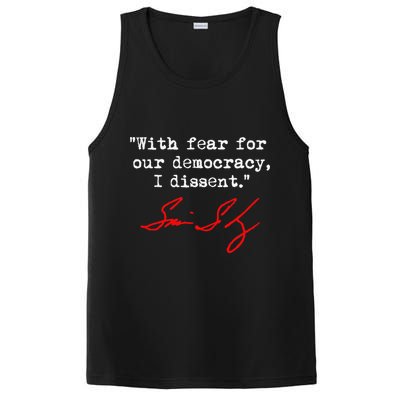 With Fear For Our Democracy I Dissent. Justice Sotomayor PosiCharge Competitor Tank
