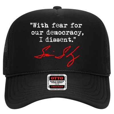 With Fear For Our Democracy I Dissent. Justice Sotomayor Trucker Hat
