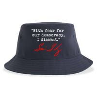 With Fear For Our Democracy I Dissent. Justice Sotomayor Sustainable Bucket Hat