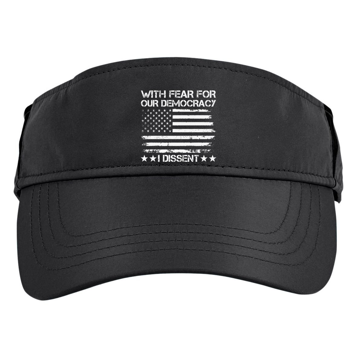 With Fear For Our Democracy I Dissent Presidential Immunity Premium Adult Drive Performance Visor