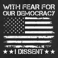 With Fear For Our Democracy I Dissent Presidential Immunity Premium Adult Drive Performance Visor