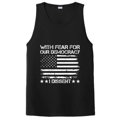 With Fear For Our Democracy I Dissent Presidential Immunity Premium PosiCharge Competitor Tank