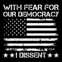 With Fear For Our Democracy I Dissent Presidential Immunity Premium Wool Snapback Cap